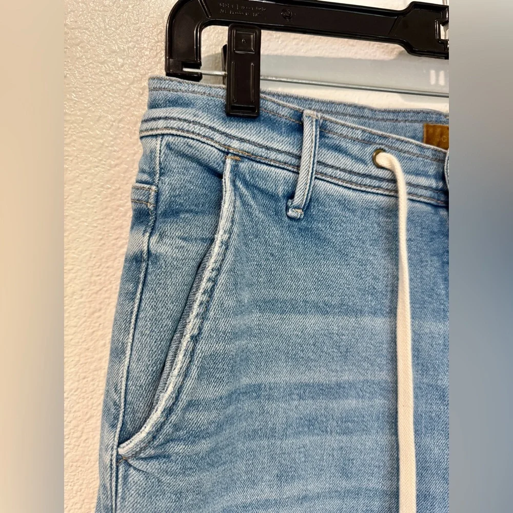 Mother Jeans Womens 27 The Drawn Undercover Prep Heel Fray Wide Leg Distressed - Picture 3 of 10